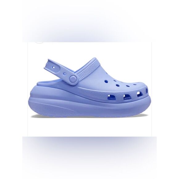 CROCS Shoes - Crocs Classic Crush Clog Moon Jelly in Platform Clog in lavender